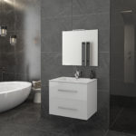 Martinidis καθρέπτης μπάνιου λευκός|Drop νιπτήρας μπάνιου|Drop Martinidis Sorento καθρέπτης|φως CELIA||||||||||||