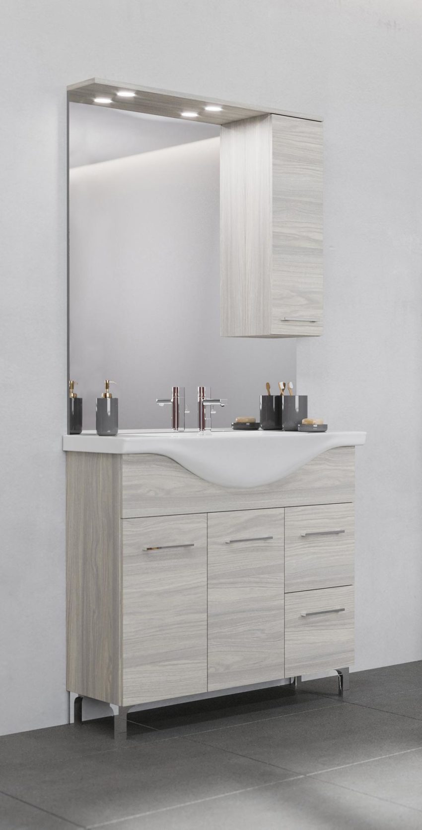 SET -RUBINO85 GRIGIO SET -RUBINO85 GRIGIO