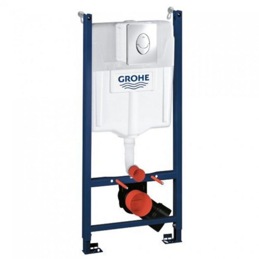 38745001 Εντοιχιζόμενο Καζανάκι Γυψοσανίδας GROHE RAPID SL 38745001 Με Πλακέτα SKATE AIR - Image 1