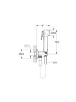 Σετ ντους μπιντέ Grohe Trigger Spray Tempesta F 26358000 - Image 2