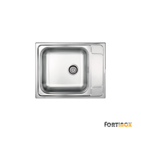 Νεροχύτης VALLEY 63x50 FORTInox Inox ΛΕΙΟ