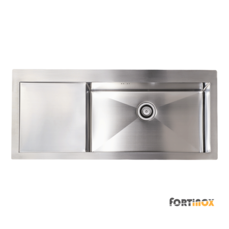 Νεροχύτης SQUADRO 116x51 FORTInox Inox ΛΕΙΟ RIGHT