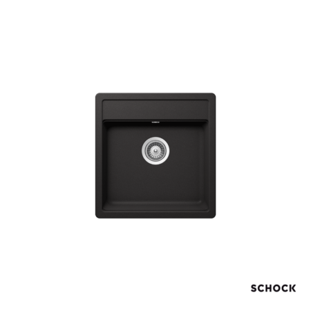 Νεροχύτης MANHATTAN 49x51 SCHOCK Cristalite Nero