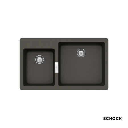 Νεροχύτης MANHATTAN 86x50 SCHOCK Cristalite Asphalt