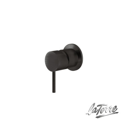 Μίκτης Εντοιχισμού 1 Εξόδου ELLE 316 LA TORRE Inox PVD Μαύρο Brushed