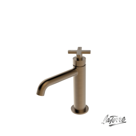 Μπαταρία Νιπτήρος +Βαλβίδα.CLIC-CLAC ELLE CROSS LA TORRE Antique Brass