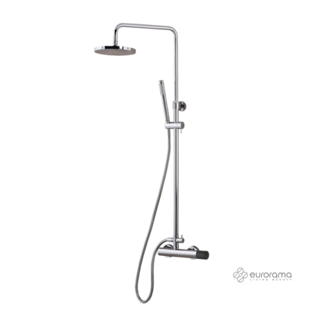 Μπαταρία Ντουζιέρας +ΕΠΕΚΤ.ΚΟΛΩΝΑ+Κεφαλή OSO Χρωμέ