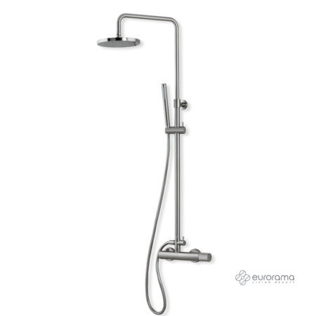 Μπαταρία Ντουζιέρας +ΕΠΕΚΤ.ΚΟΛΩΝΑ+Κεφαλή OSO Inox