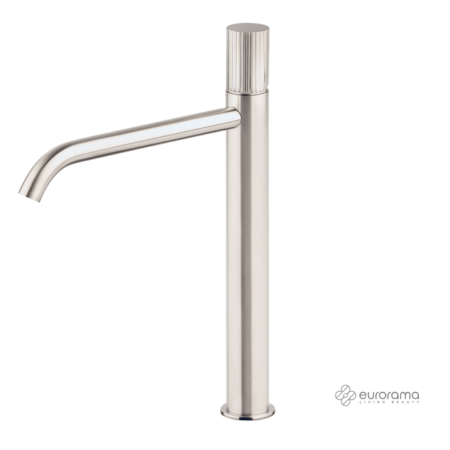 Μπαταρία Νιπτήρος Υψηλή με Βαλβίδα.CLIC-CLAC OSO EURORAMA Inox