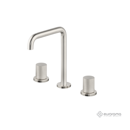 Μπαταρία Νιπτήρος Επικαθήμενη 3 Οπών OSO EURORAMA Inox