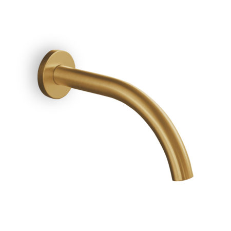 Στόμιο Επίτοιχο max.18cm EURORAMA Brushed Χρυσό