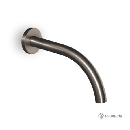 Στόμιο Επίτοιχο max.18cm Μαύρο Brushed