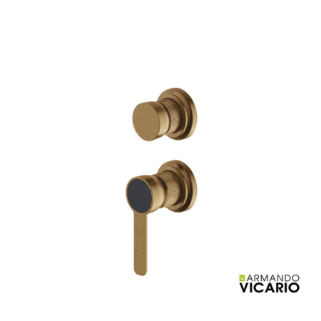 Μίκτης Εντοιχισμού ΜΕ Εκτροπέα 3 Εξόδων LUMIERE VICARIO Antique Brass