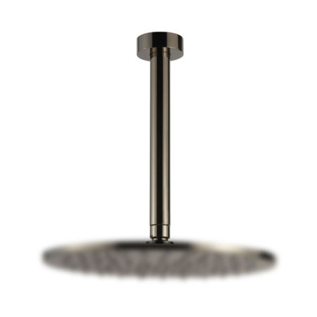 Βραχίονας Οροφής Στρογγυλό Σ 20cm VICARIO Μαύρο Χρωμέ