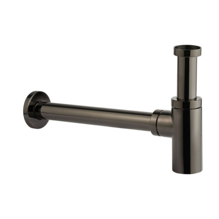 Σιφών Νιπτήρος Minimal VICARIO Μαύρο Χρωμέ