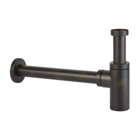 Σιφών Νιπτήρος Minimal VICARIO RUSTY Μαύρο