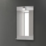 Καθρέπτης με φωτιστικό και εταζέρα 28081 KARAG 85x45cm