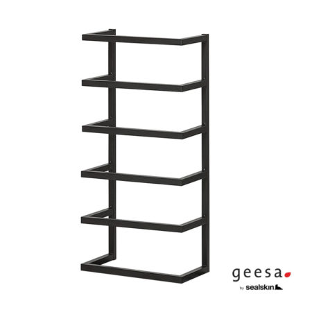 Θήκη Πετσετών Πενταπλή ΕΠΙΤΟΙΧΗ Sealskin GEESA Μαύρο Ματ