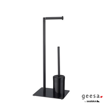 Χαρτοθήκη Επιδαπέδια με Πιγκάλ Sealskin GEESA Μαύρο