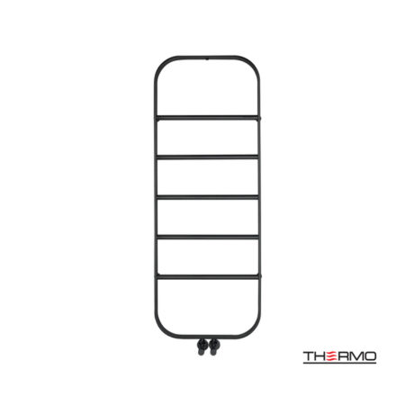 Θερμαινόμενη Πετσετοκρεμάστρα Inox SPARK 120x45 SILK Μαύρο