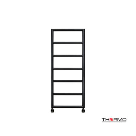 Θερμαινόμενη Πετσετοκρεμάστρα Inox TEMPO 120x50 SILK Μαύρο