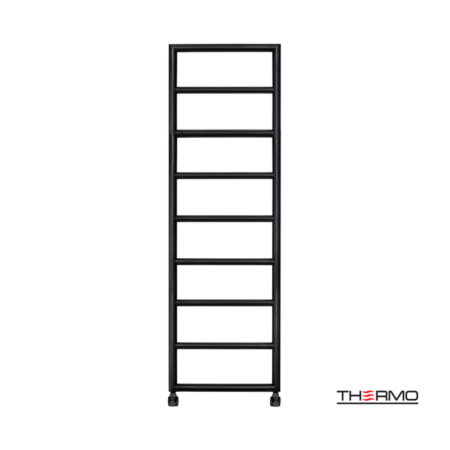 Θερμαινόμενη Πετσετοκρεμάστρα Inox TEMPO 150x50 SILK Μαύρο