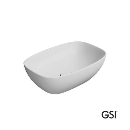 Νιπτήρας NUBES 50x35 GSI Λευκό Ματ