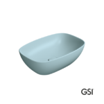 Νιπτήρας NUBES 50x35 GSI GHIACCIO