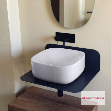 Νιπτήρας MOON 42x42 SCARABEO Λευκό