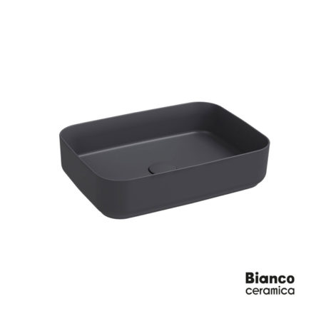Νιπτήρας 50x36 BIANCO CERAMICA ANTHRACITE Ματ