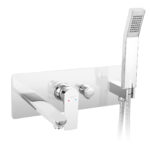 Μπαταρία λουτρού εντοιχισμού ALGEO SQUARE BAQ11P FERRO