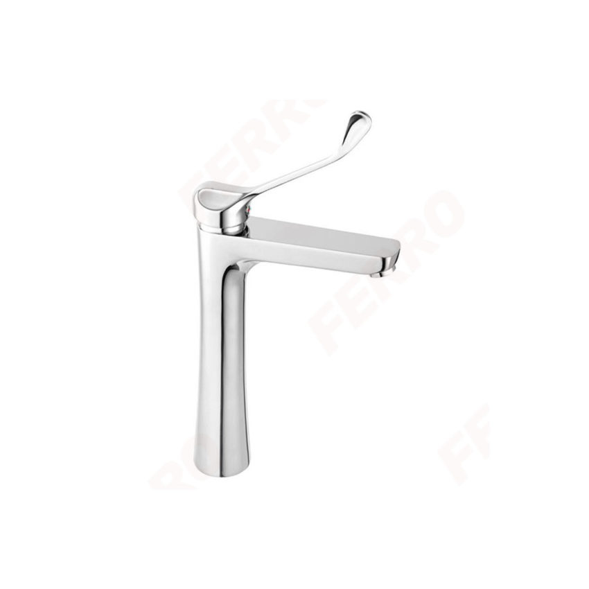 Μπαταρία νιπτήρος υψηλή ALGEO SQUARE Medico BAQM2L FERRO - Image 1