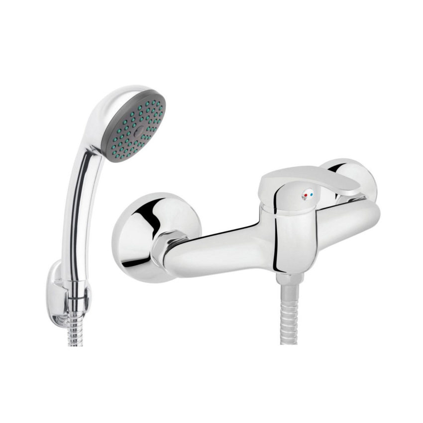 BBC77_1 Μπαταρία ντους BASIC BBC77 FERRO - Image 1