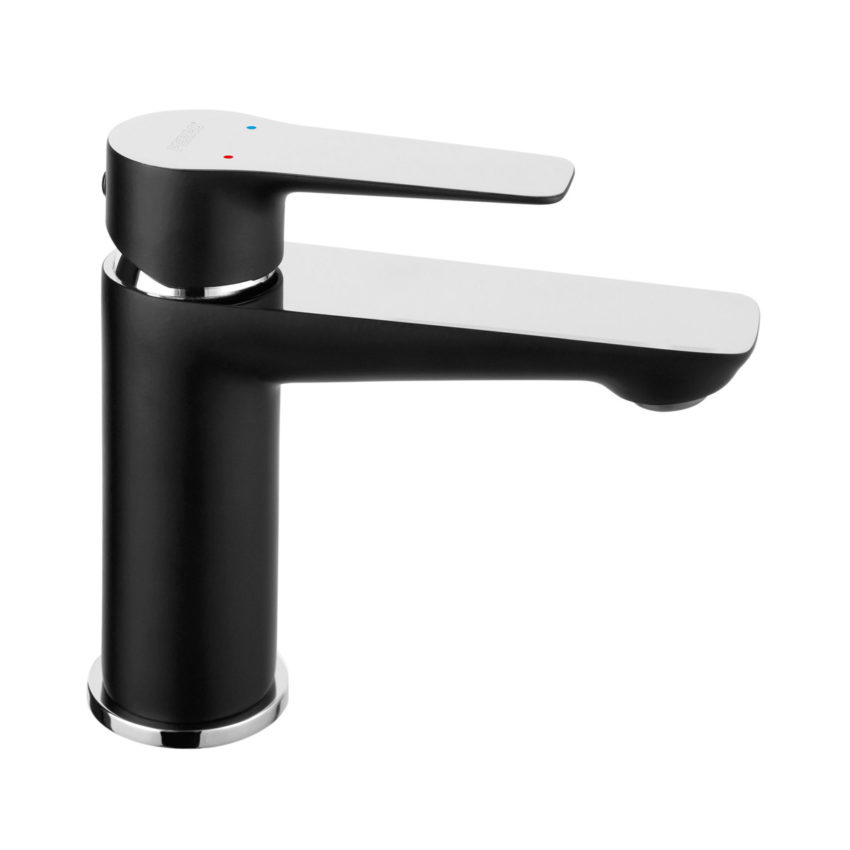 BDR2BLC_1 Μπαταρία νιπτήρος Black/Chrome ADORE BDR2BLC FERRO - Image 1