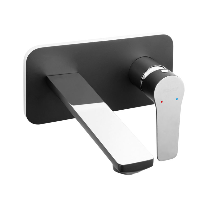 Μπαταρία νιπτήρος εντοιχισμού Black/Chrome ADORE BDR3PABLC FERRO - Image 1