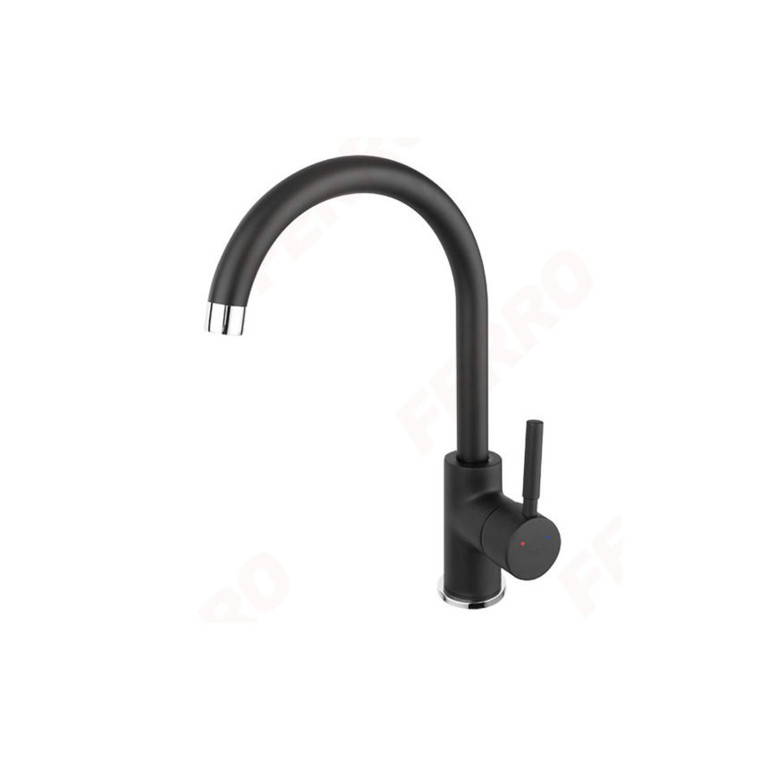 BLG4BL_1 Μπαταρία κουζίνας μαύρη LUGIO BLG4BL FERRO - Image 1