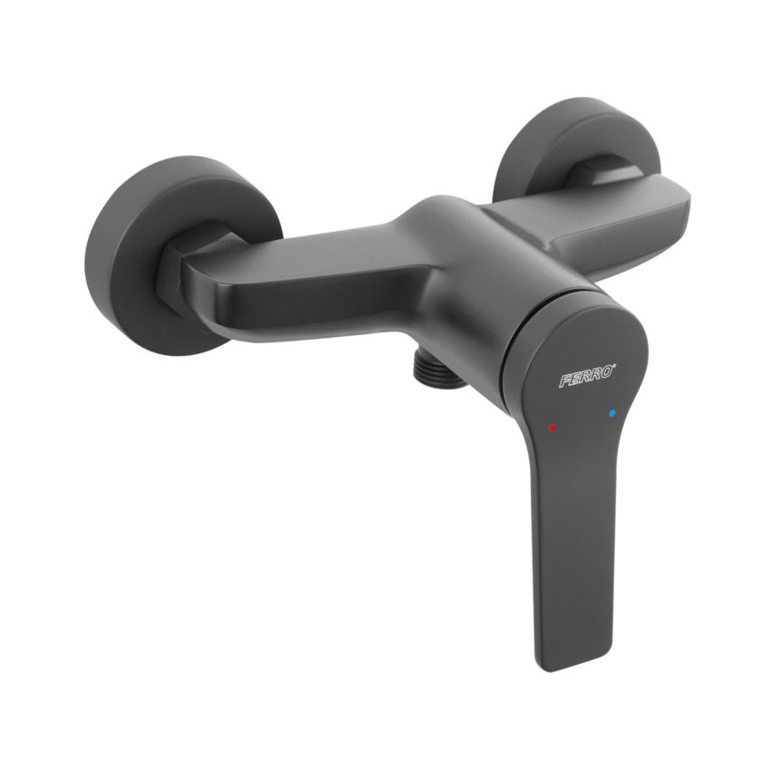 BSC7BL Μπαταρία ντους STRATOS Black BSC7BL FERRO - Image 1