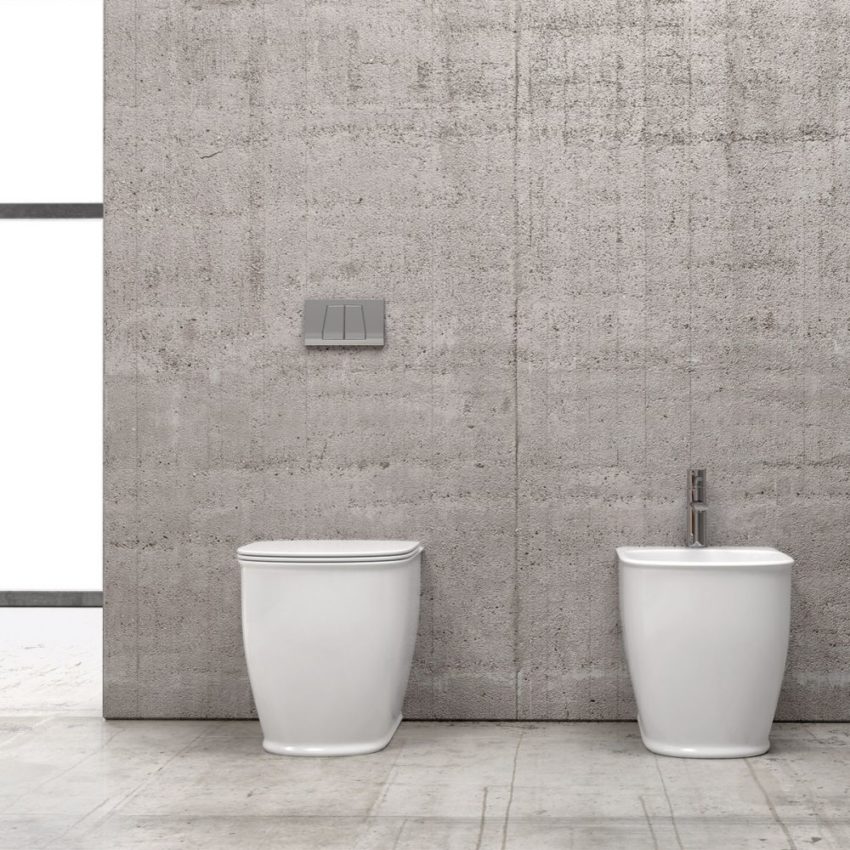 CB10150S Λεκάνη δαπέδου με κάλυμμα GENESIS CB 10150 KARAG - Image 1