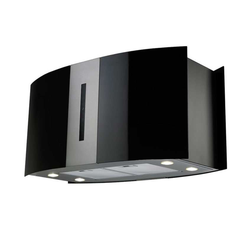 CGI10 Αναρτούμενος απορροφητήρας με μαύρο κρύσταλλο CGI 10 KARAG 90cm 230w - Image 1