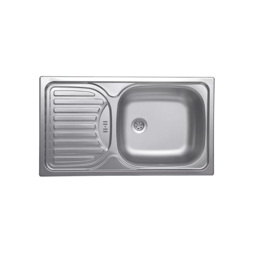 DR4376H Νεροχύτης κουζίνας λείος DR43/76.H FERRO 76x43,5cm - Image 1