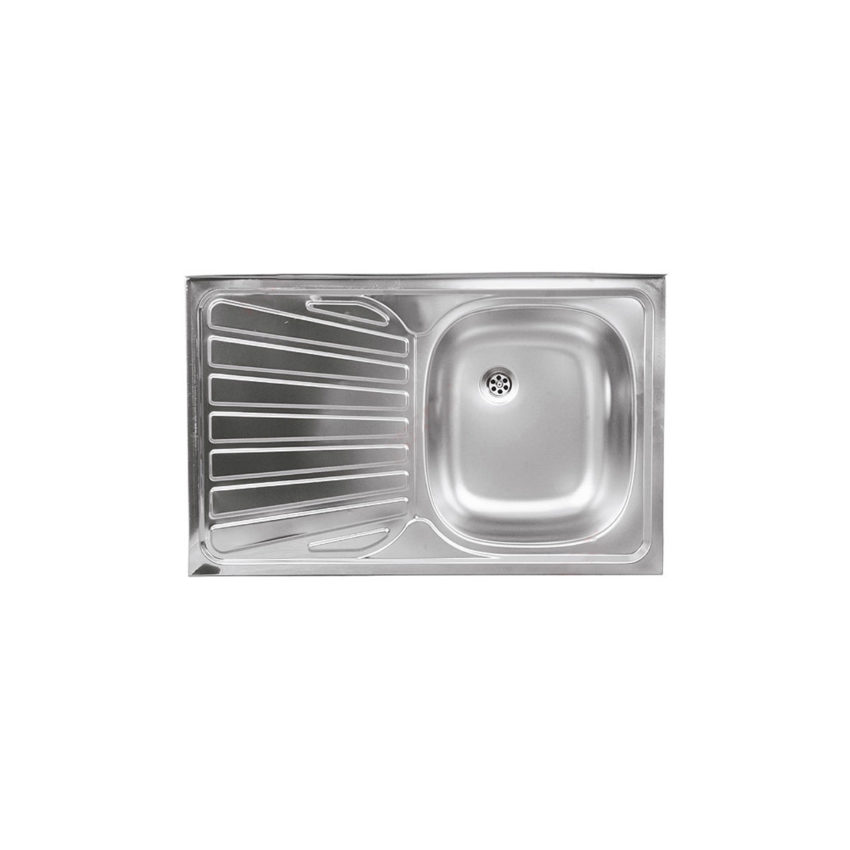 Νεροχύτης κουζίνας λείος DR50/80AL.H FERRO 80x50cm - Image 1