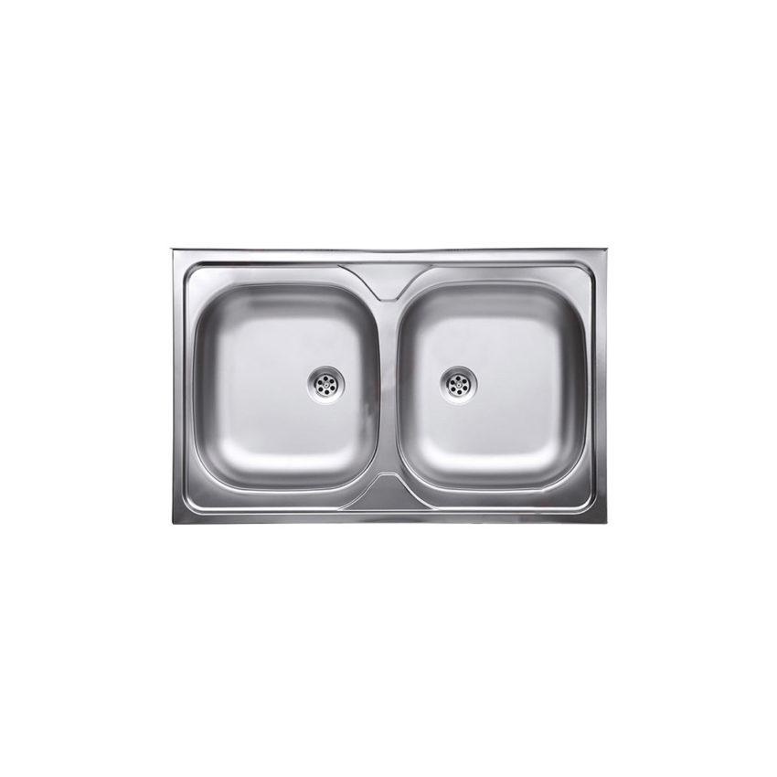 DR5080D.H_1 Νεροχύτης κουζίνας λείος DR50/80D.H FERRO 80x50cm - Image 1