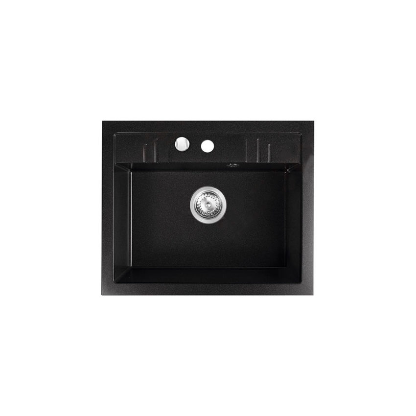 Νεροχύτης κουζίνας γραφίτη DRGM1/48/58BA FERRO 58x48cm - Image 1