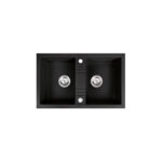 Νεροχύτης κουζίνας γραφίτη DRGM2/48/78BA FERRO 78x48cm