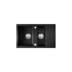 Νεροχύτης κουζίνας γραφίτη λαμπερό DRGM3/48/79HA FERRO 79x48cm