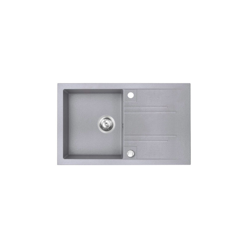 Νεροχύτης κουζίνας γκρι DRGM48/78GA FERRO 78x48cm - Image 1