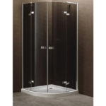 Καμπίνα ημικυκλική με διάφανο κρύσταλλο ERAS 200 KARAG 90x90x185cm