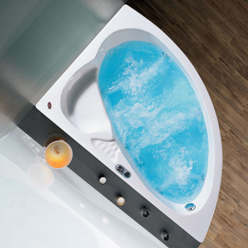 Μπανιέρα γωνιακή δεξιά KONCHILI KARAG - Image 1