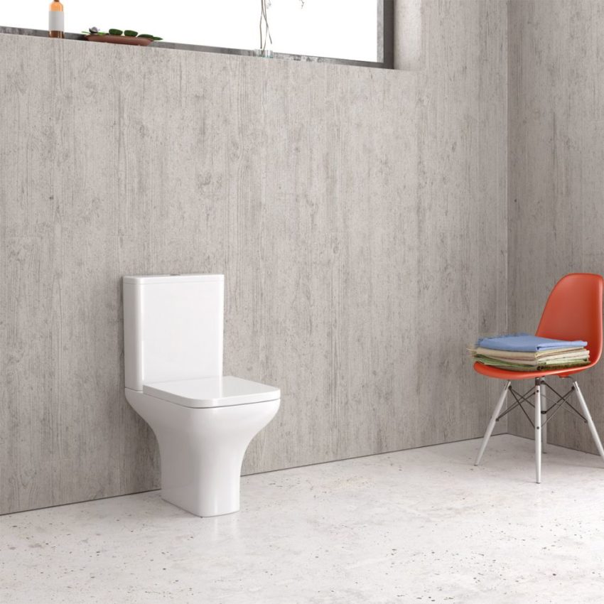 Σετ λεκάνη χαμηλής πίεσης rimless AMFIPOLIS TR 126 KARAG - Image 1