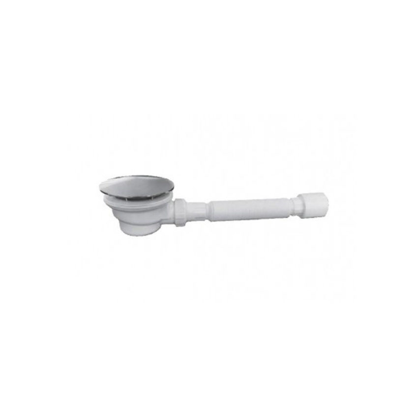 VALVPORF_1 Βαλβίδα ντουζιέρας PORCELAIN FLAT με χρωμέ αποσπώμενο πώμα KARAG - Image 1